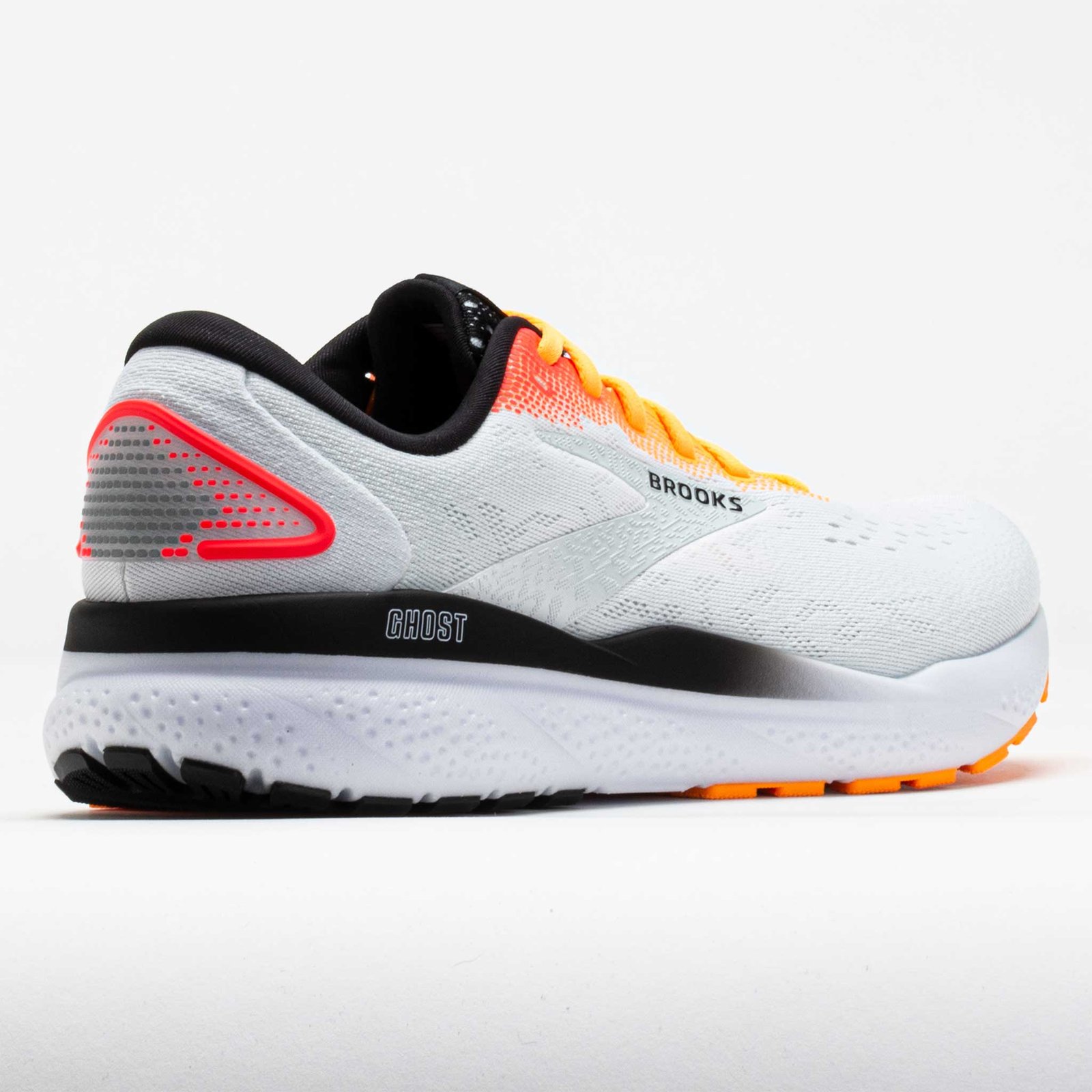 Brooks Ghost 16 Mens White/illusion/Coral - Image 6