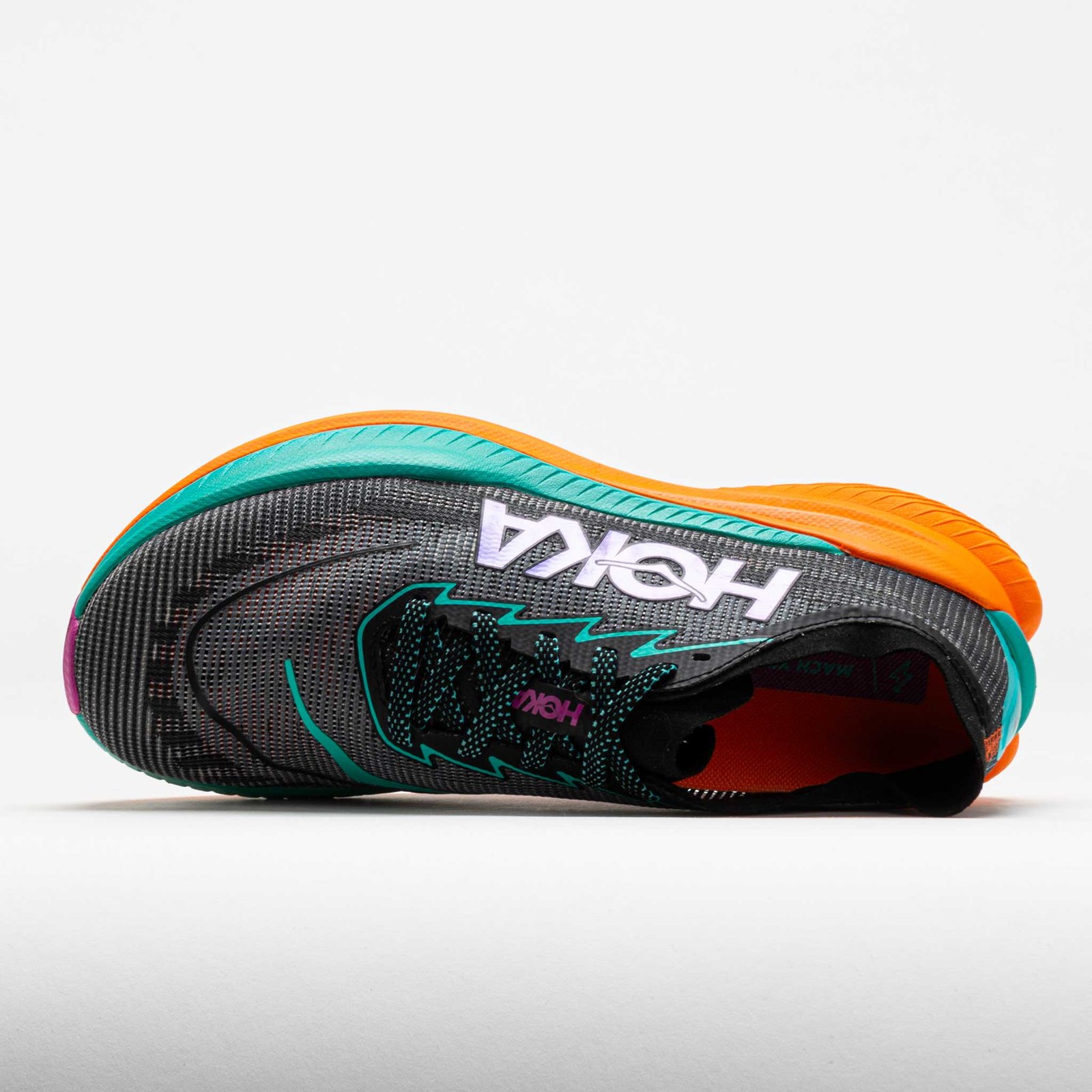 HOKA Mach X 2 Womens Black/Electric Aqua - Image 3