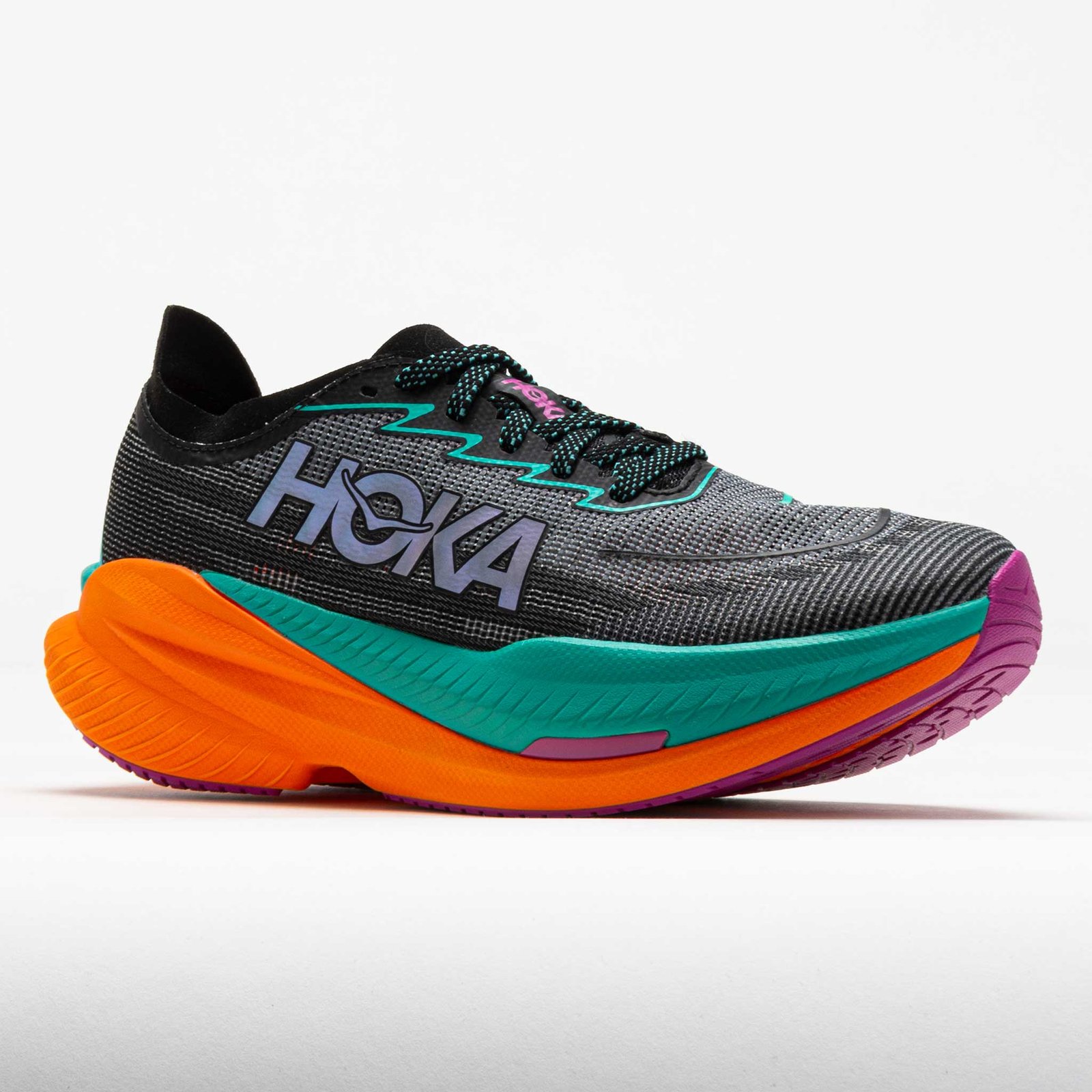 HOKA Mach X 2 Womens Black/Electric Aqua - Image 5