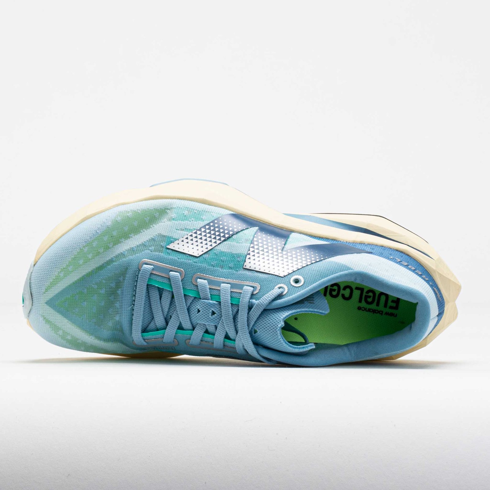 New Balance FuelCell Rebel v4 Womens Quarry Blue/Chrome Blue/Heron - Image 3