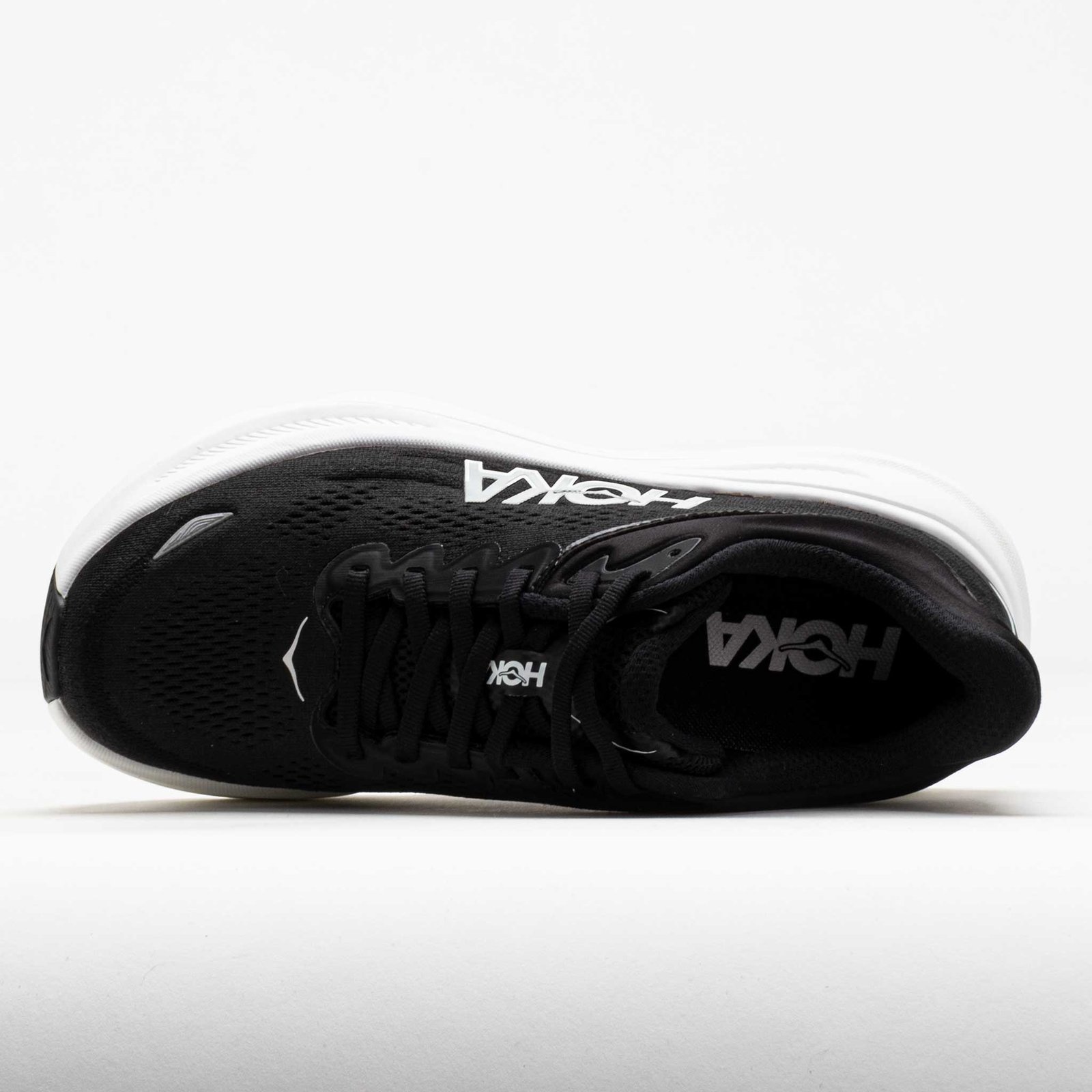 HOKA Bondi 9 Mens Black/White - Image 3