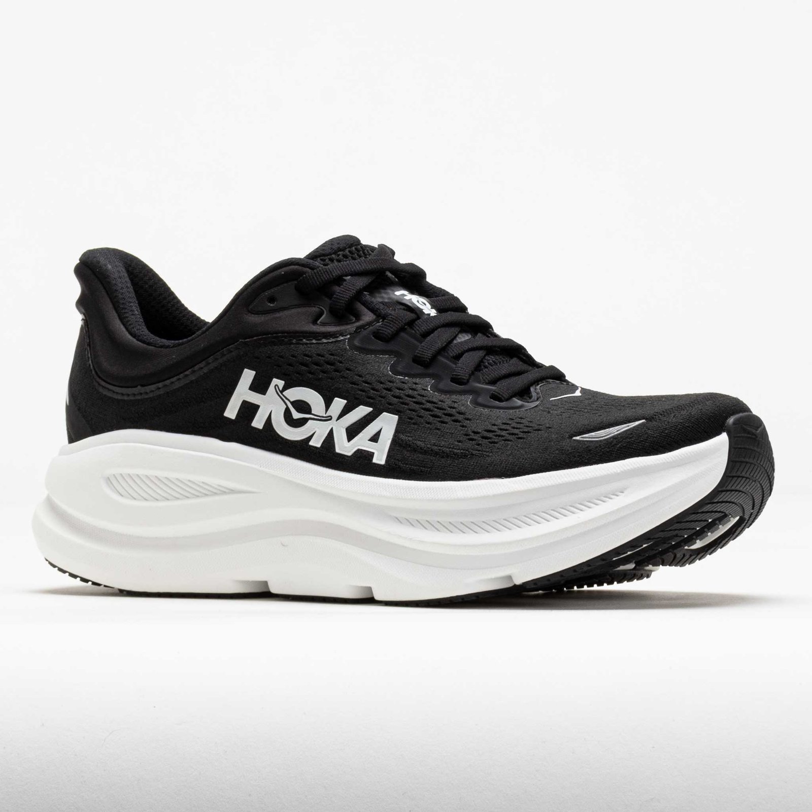 HOKA Bondi 9 Mens Black/White - Image 5