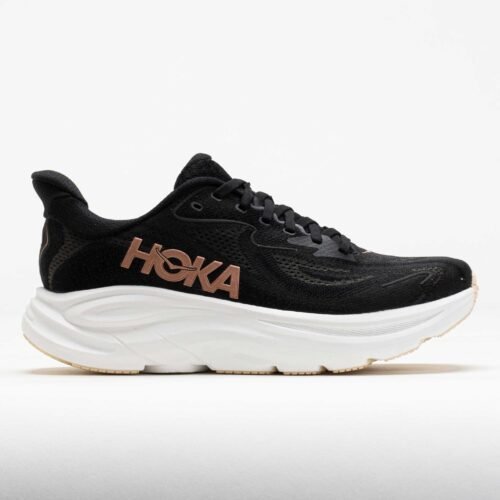 HOKA Clifton 10 Womens Black/Rose Gold