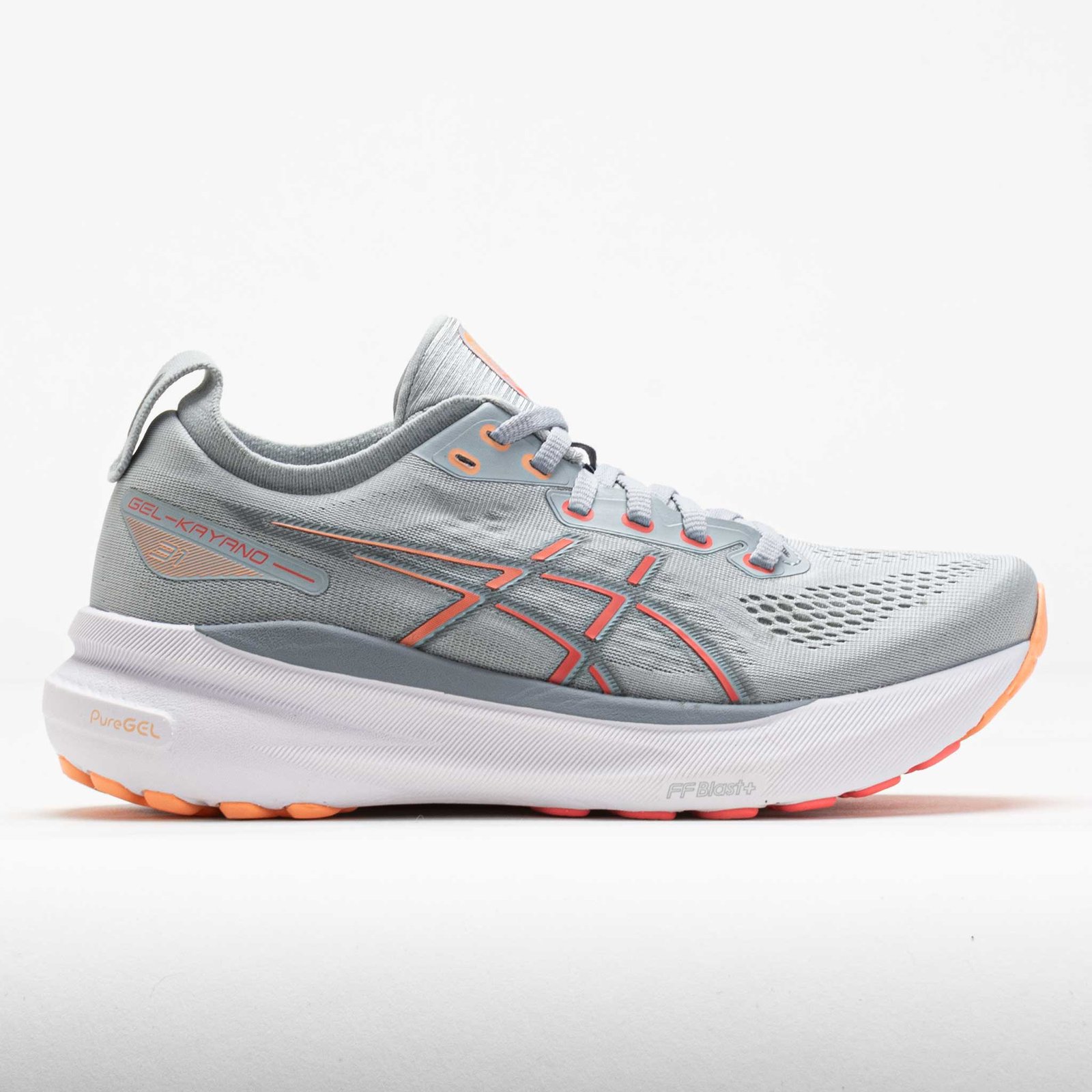 ASICS GEL-Kayano 31 Womens Piedmont Grey/Papaya