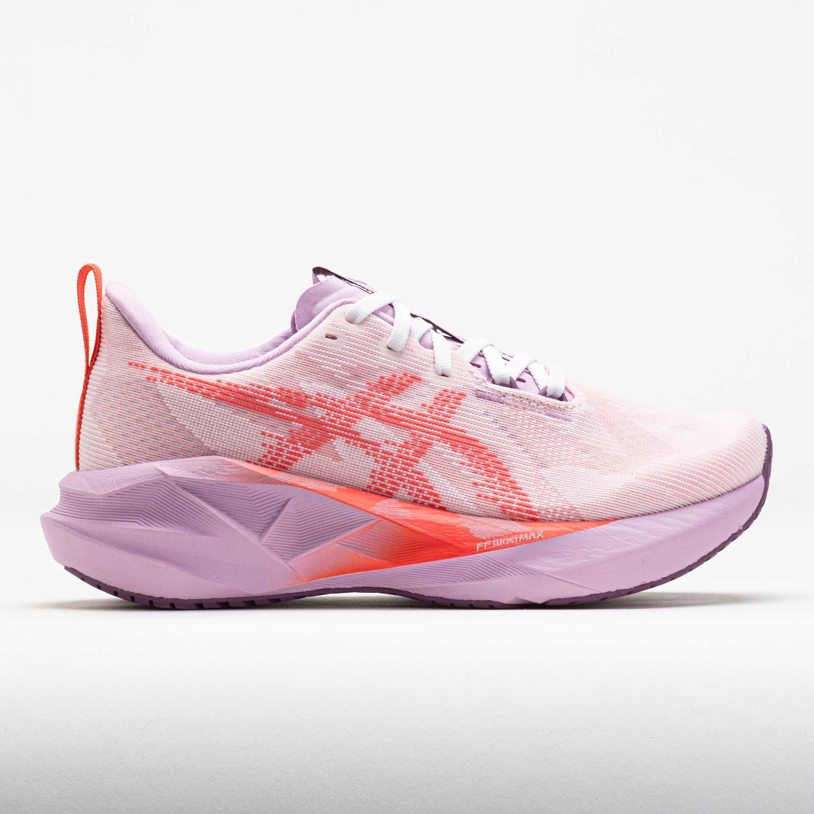 ASICS Novablast 5 Womens White/Coral Reef