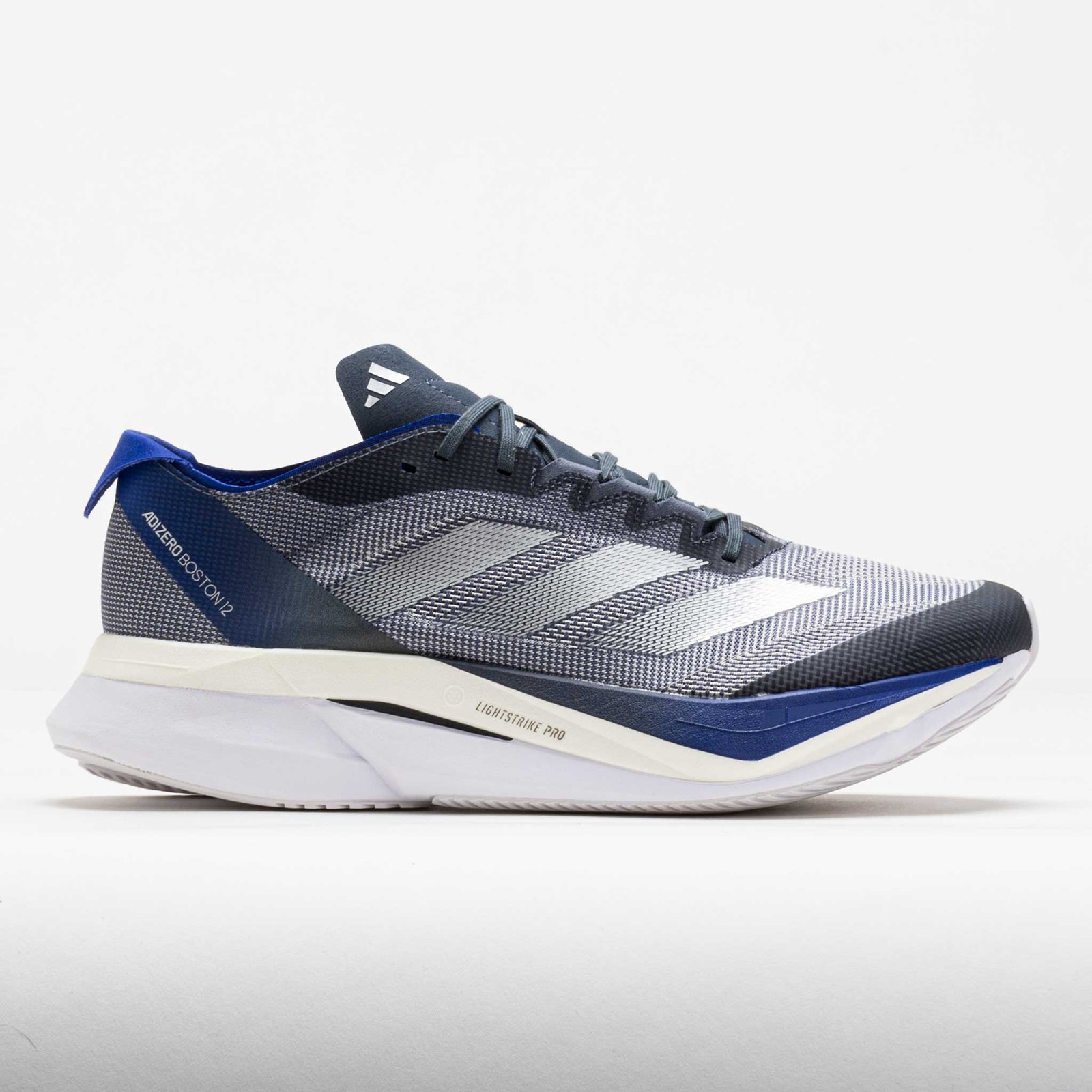 adidas Adizero Boston 12 Mens Onix/Matte Silver/Lucid Blue