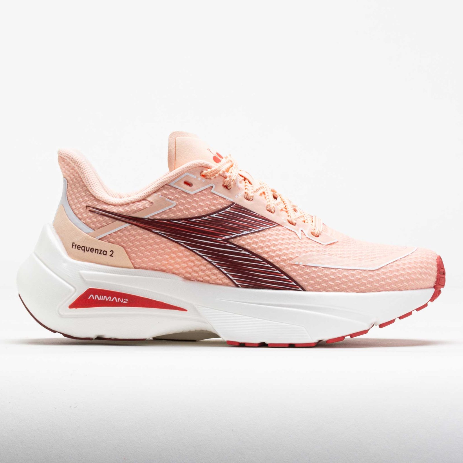 Diadora Frequenza 2 Womens Scallop Shell/Winery