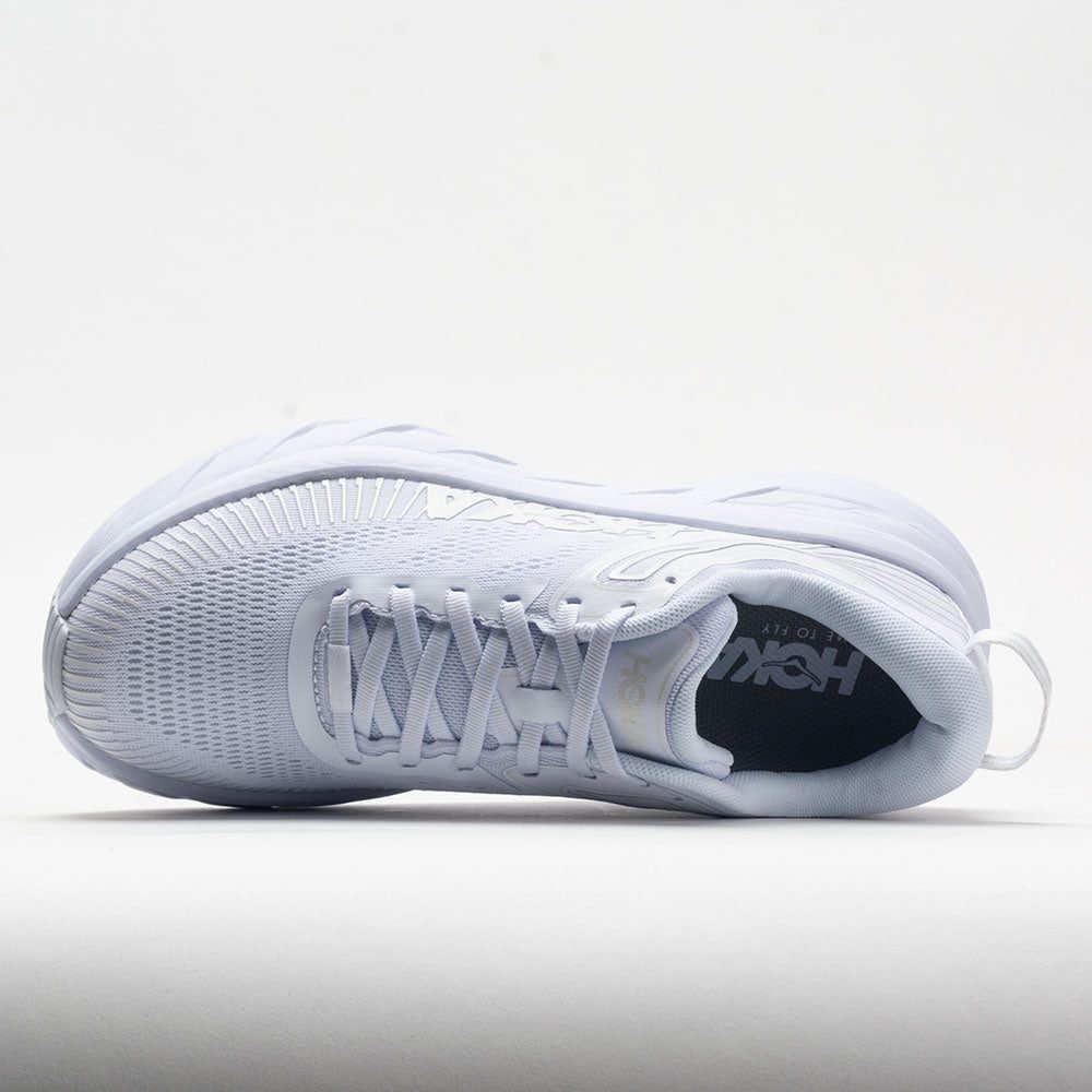 HOKA Bondi 7 Womens White/White - Image 3