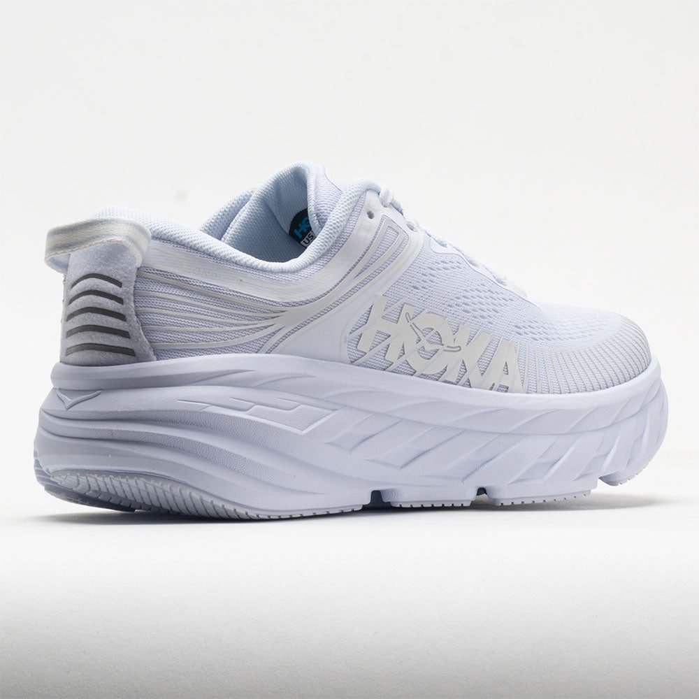 HOKA Bondi 7 Womens White/White - Image 6
