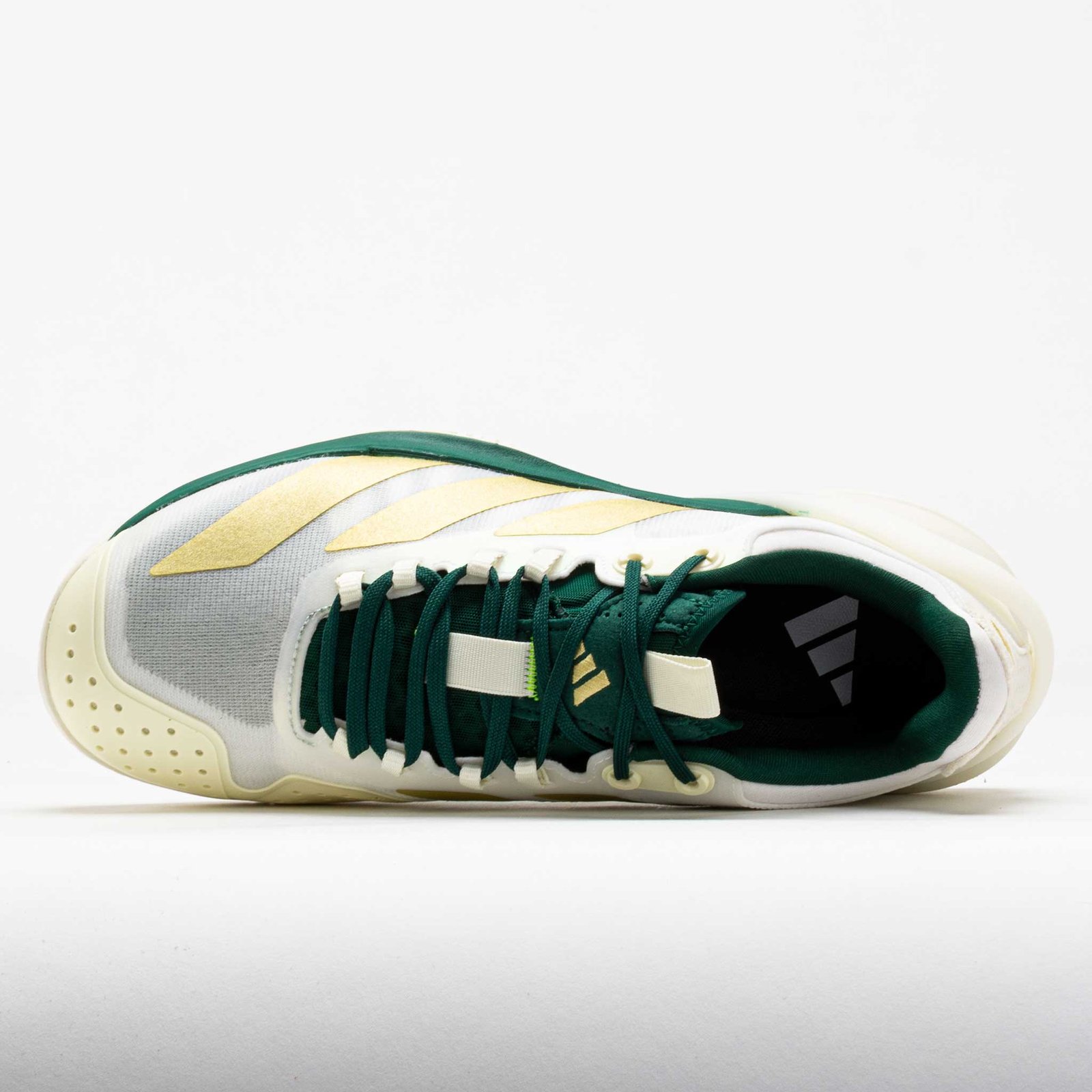 adidas Adizero Cybersonic 2 Mens White/Gold Metallic/Collegiate Green - Image 3