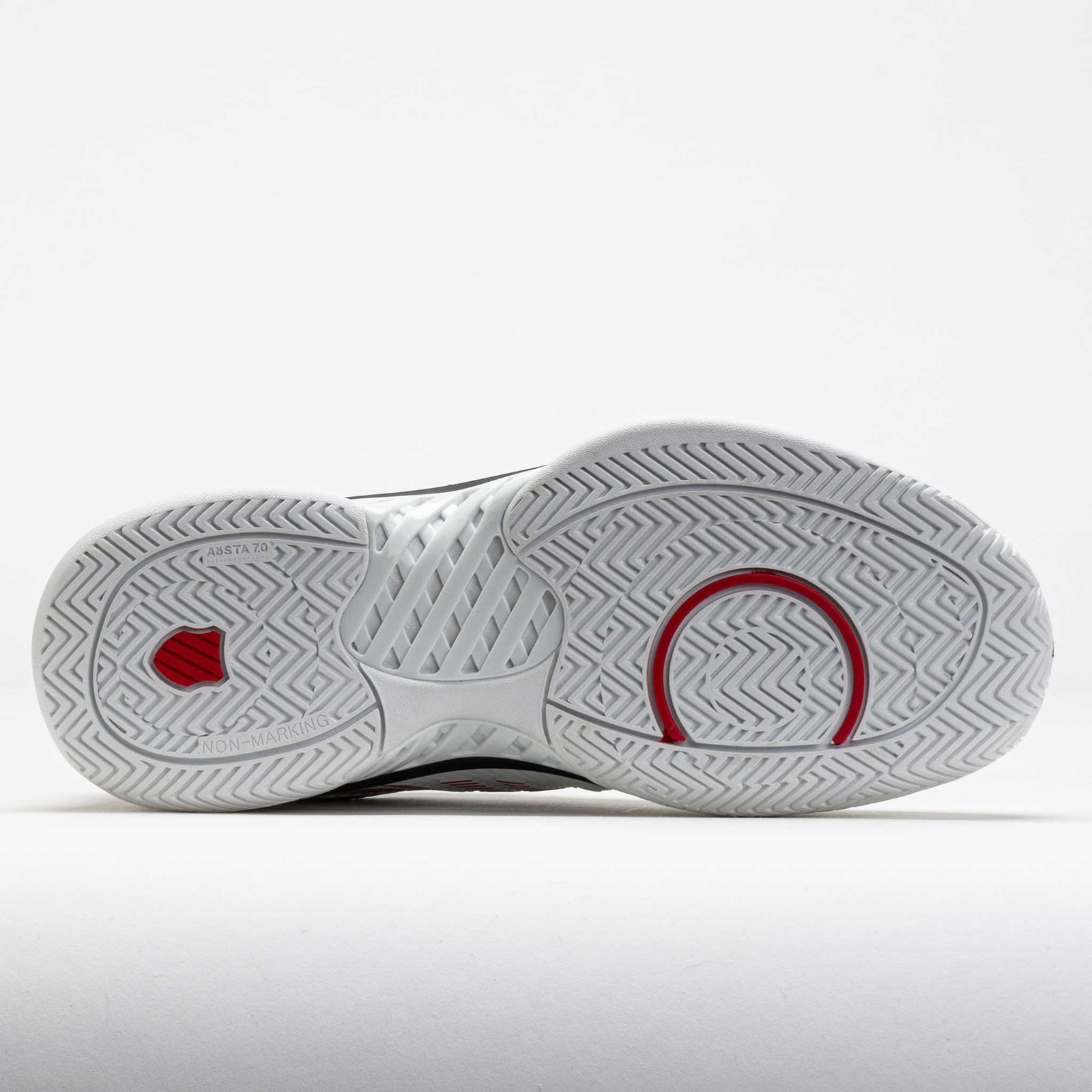 K-Swiss Hypercourt Express 2 Mens White/Black/Mars Red - Image 4