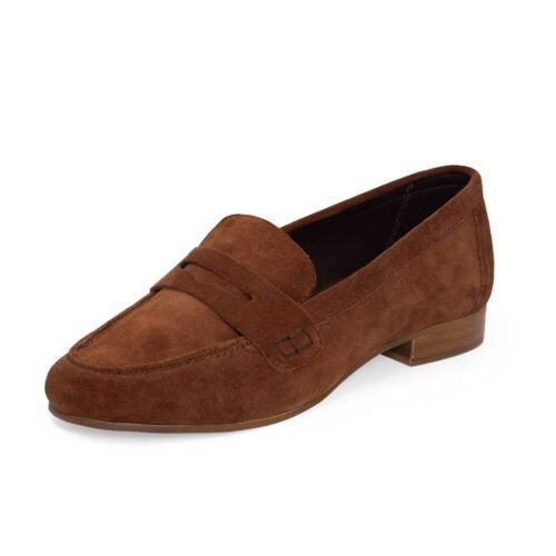 Charleston Shoe Co. - Women's Jeanne Suede Penny Loafer
