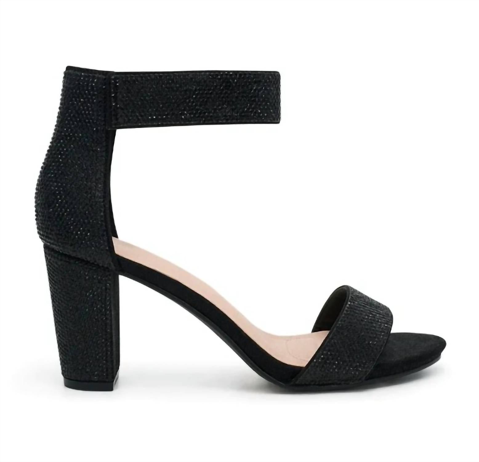 De Blossom Collection - Women's Nicky 4 Velcro Strap Heel - Image 2