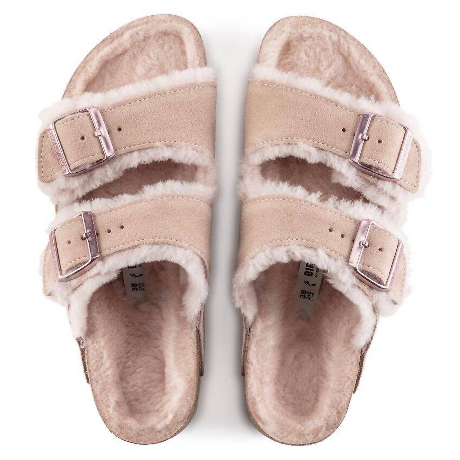 Birkenstock - Women's Arizona Fur Shearling Sandal - Image 2