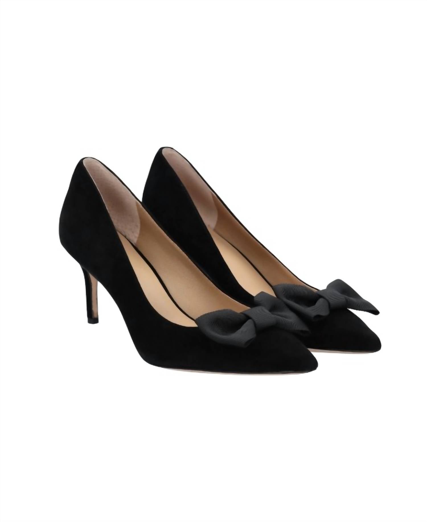 Ralph Lauren - Women's Lanette Bow-trim Suede Pumps Sandal