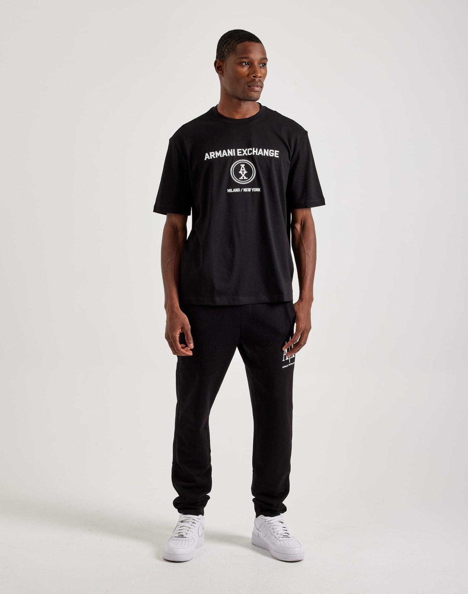 Armani Exchange Stacked Logo Tee - Image 4