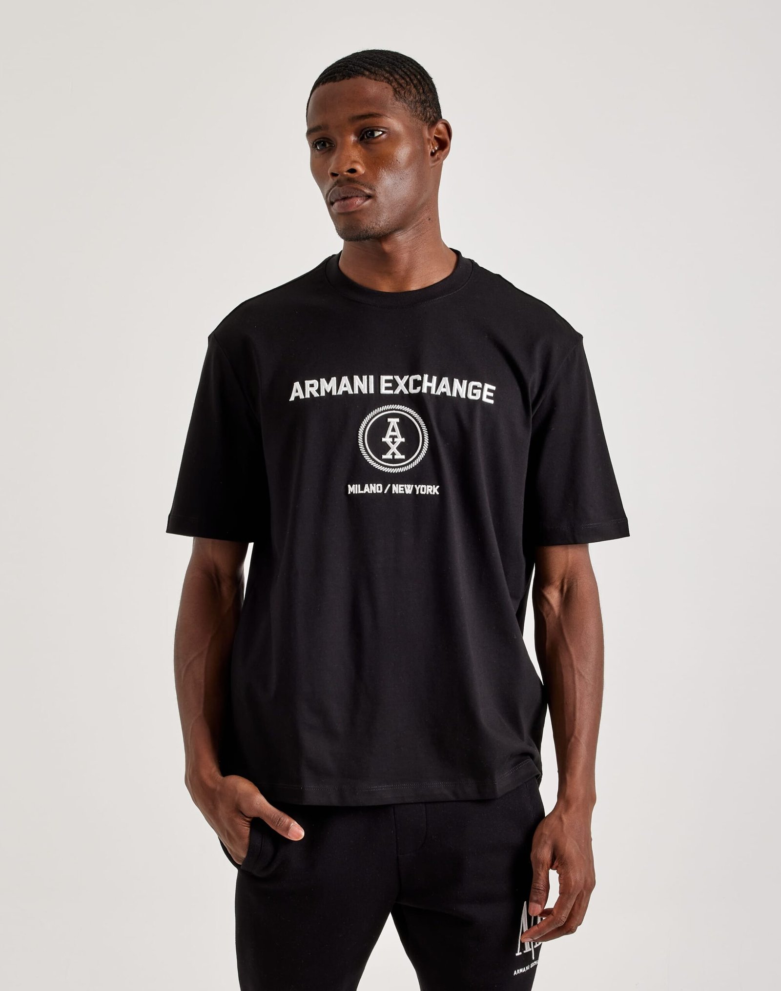 Armani Exchange Stacked Logo Tee