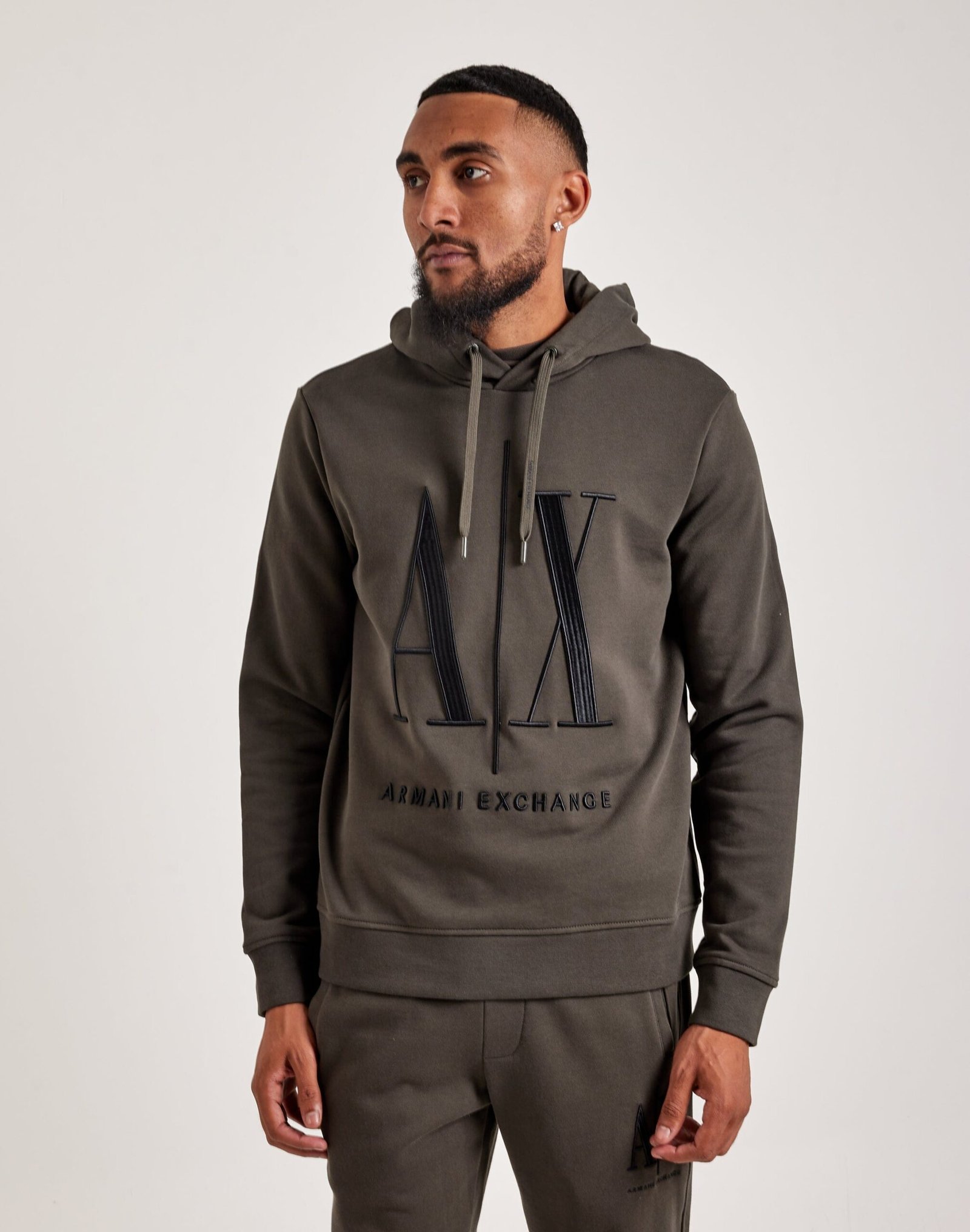 Armani Exchange Icon Logo Hoodie - Image 2