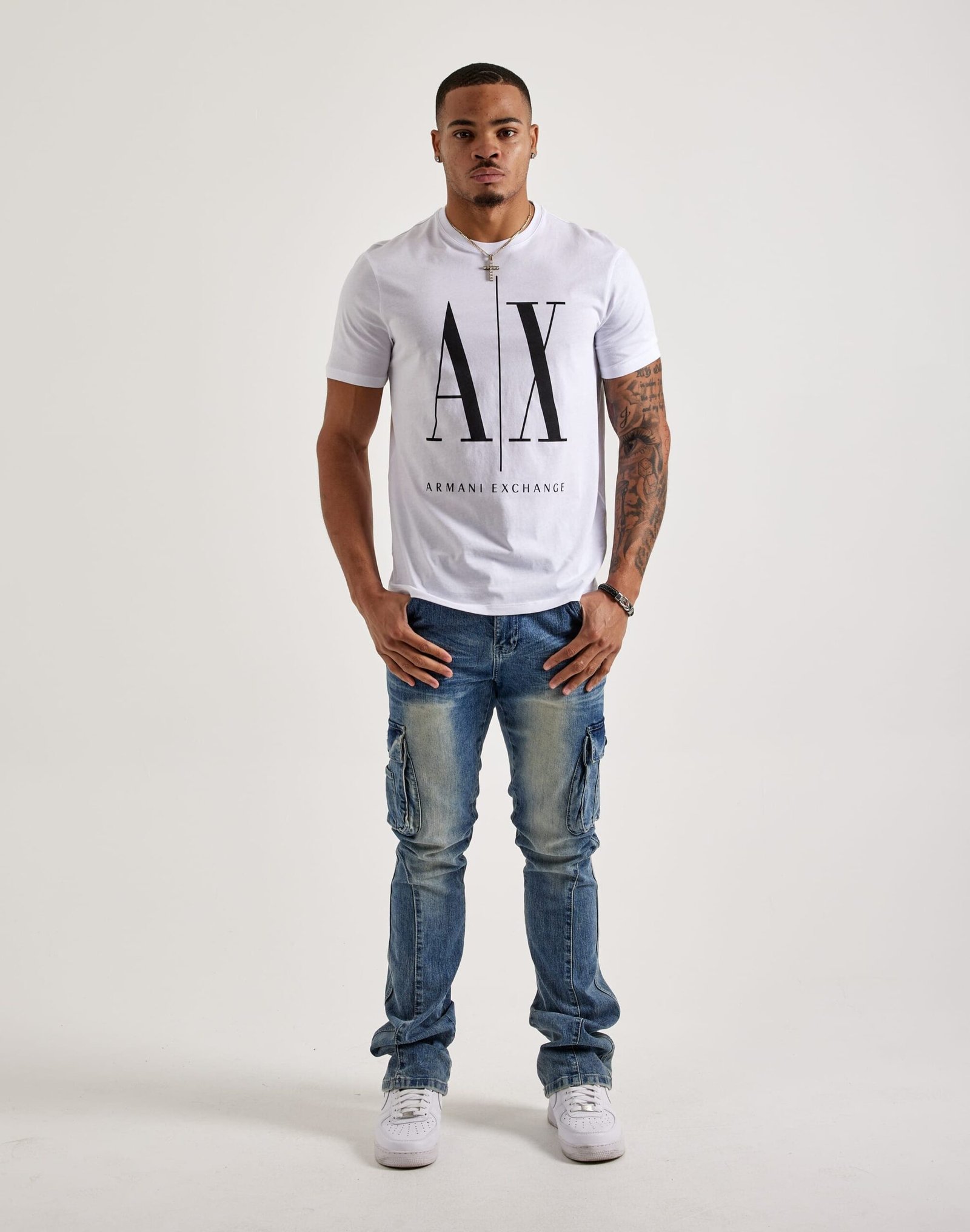 Armani Exchange Icon Logo Tee - Image 4