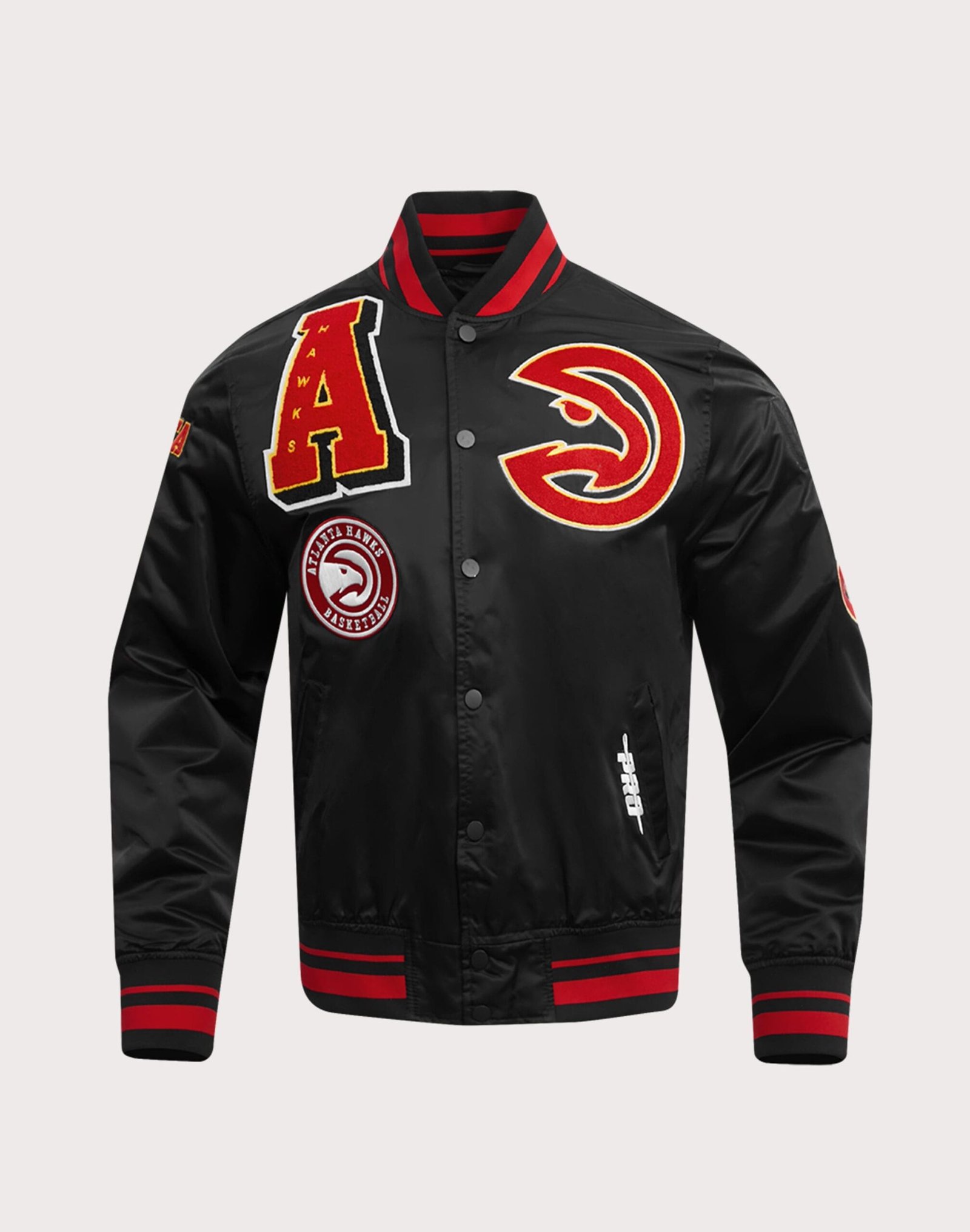 Pro Standard NBA Atlanta Hawks Mashup Rib Satin Jacket