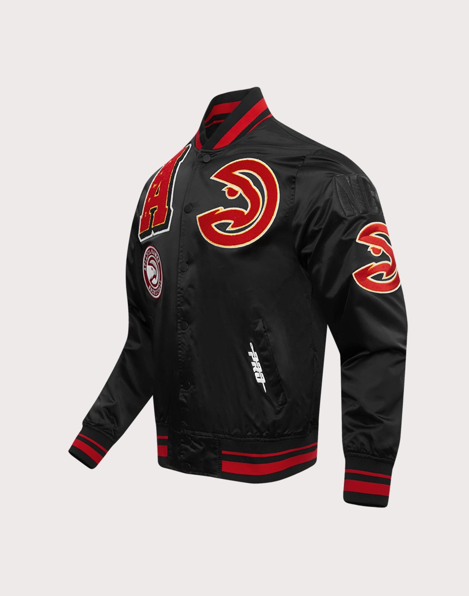 Pro Standard NBA Atlanta Hawks Mashup Rib Satin Jacket - Image 2