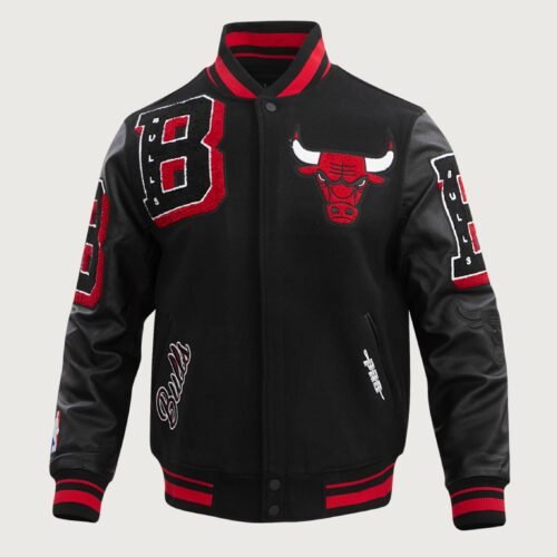 Pro Standard NBA Chicago Bulls Mashup Rib Wool Varsity Jacket