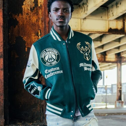Pro Standard NBA Milwaukee Bucks Varsity Jacket