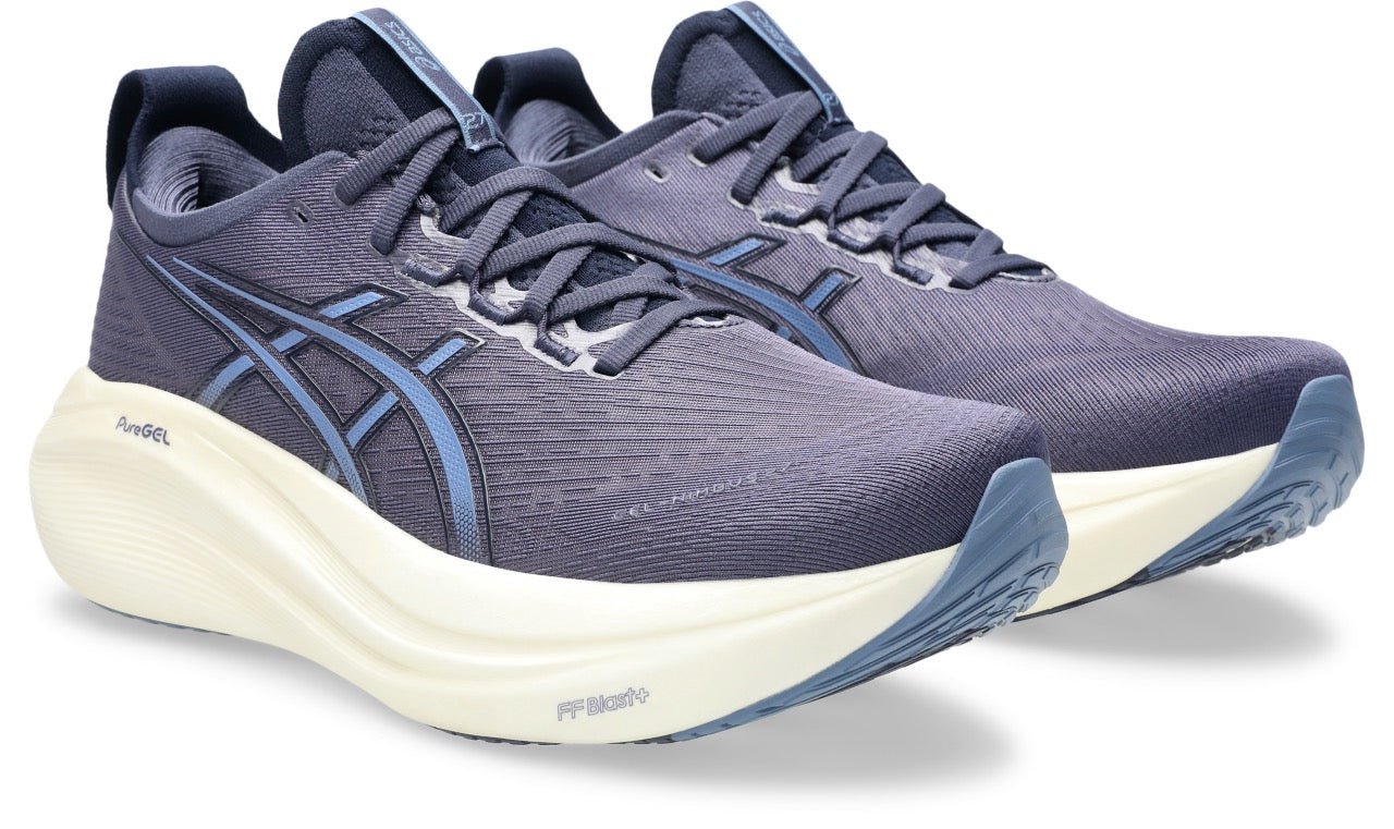 Men's Gel-Nimbus 27 WIDE (500 - Indigo Fog/Denim Blue) - Image 3