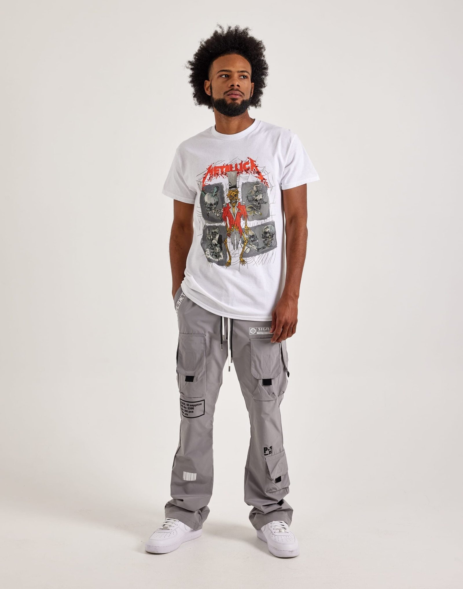 Kloud 9 Nylon Flare Cargo Pants - Image 5