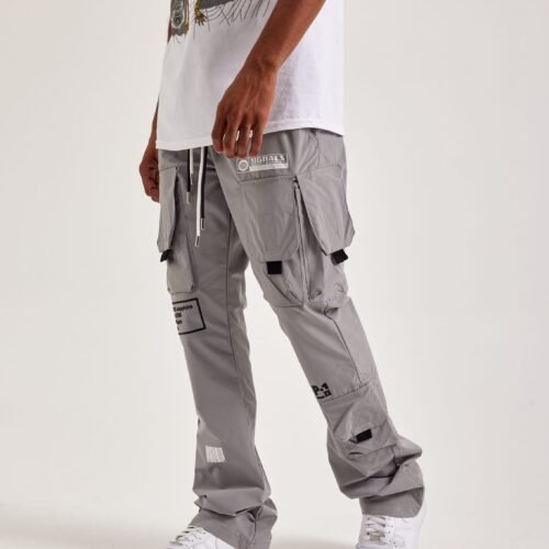 Kloud 9 Nylon Flare Cargo Pants