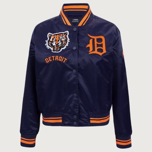 Pro Standard MLB Detroit Tigers Retro Classic Rib Satin Jacket