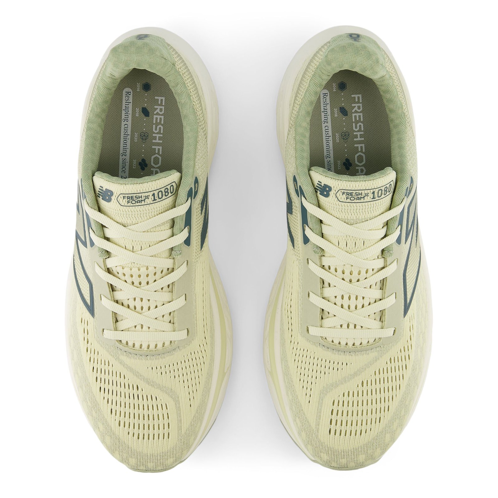 Men's Fresh Foam X 1080 v14 (M - Pale Moss/New Spruce/Linen) - Image 4