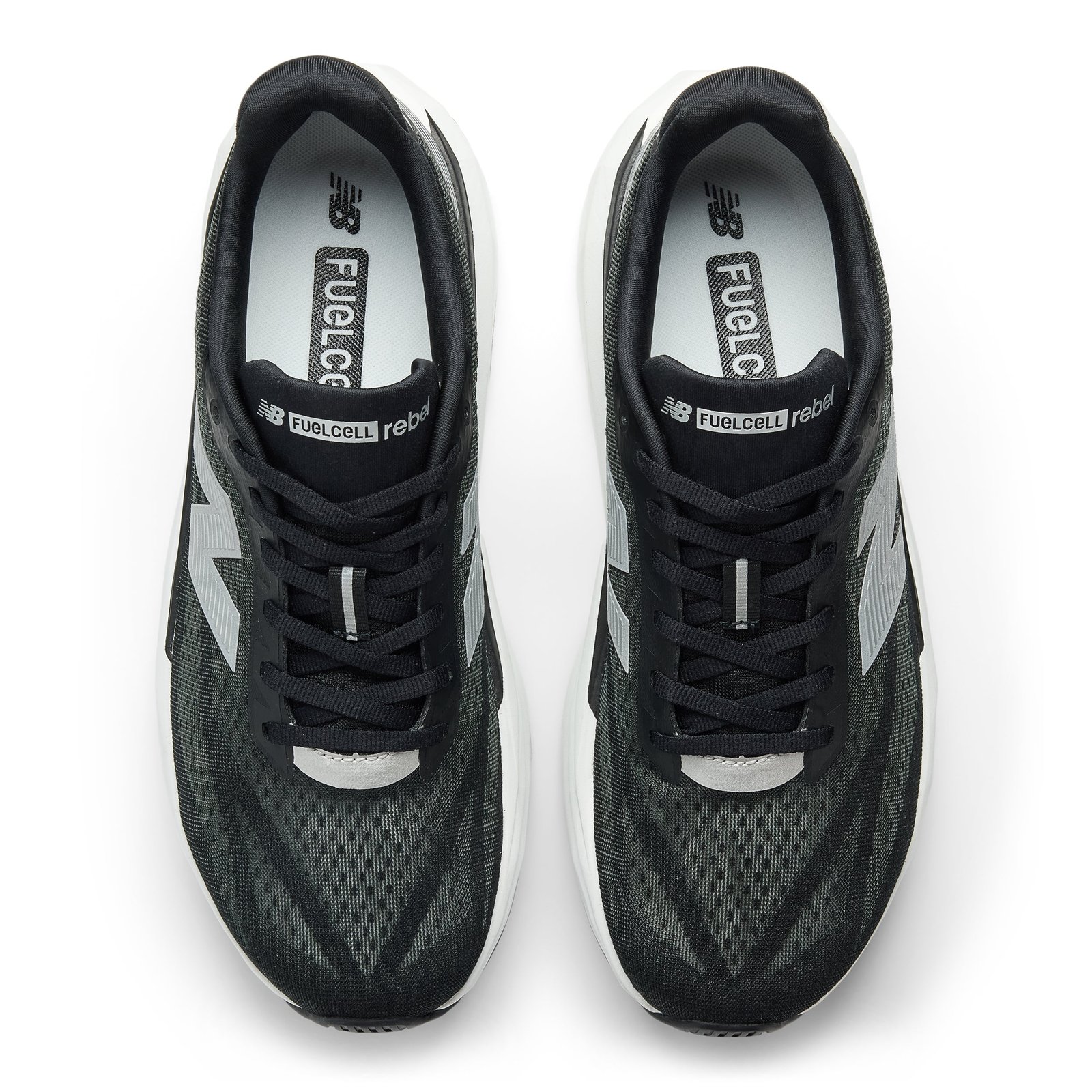 Men's FuelCell Rebel v5 (LO - Black/Silver Metallic/White) - Image 4