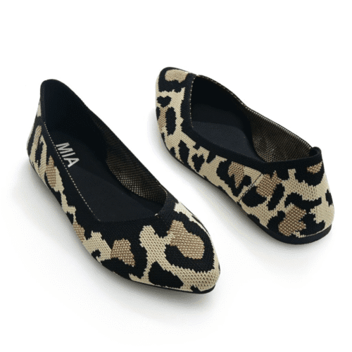 MIA Kerri Knit Slip-on Pointed Ballet Flats