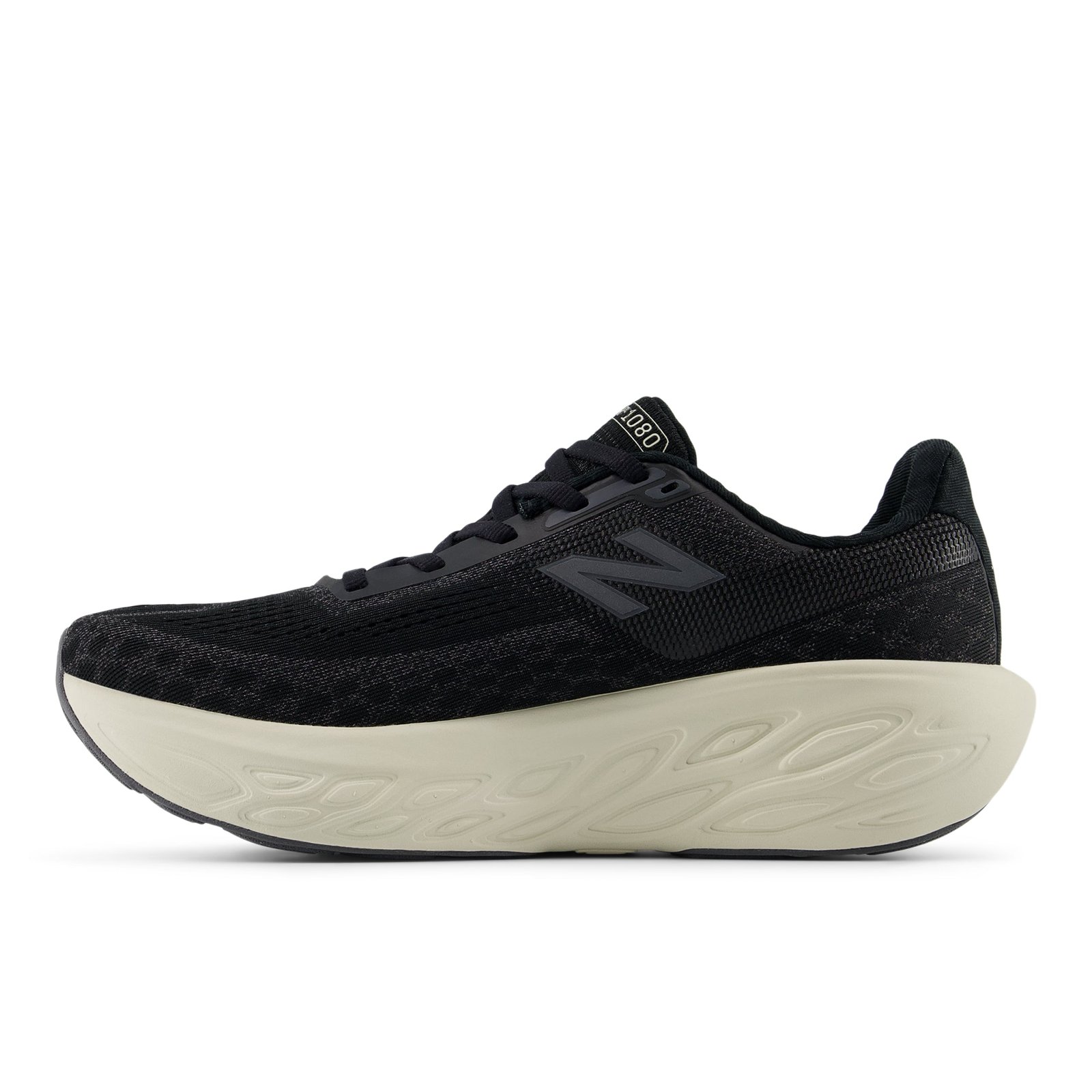 Women's Fresh Foam X 1080 v14 WIDE (B - Black/Phantom/Sea Salt) - Image 2