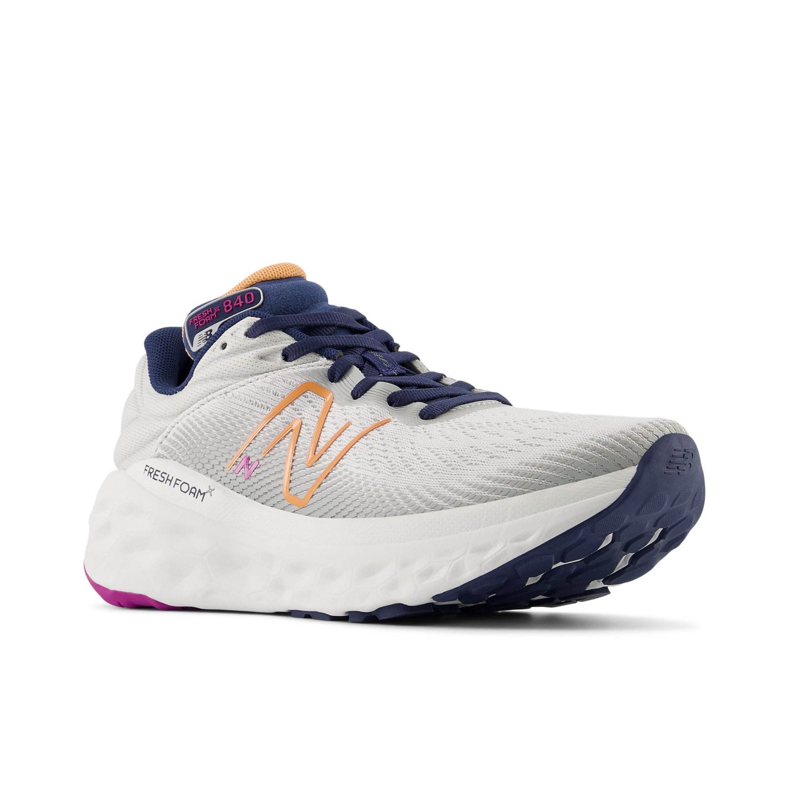 Women's Fresh Foam X 840F v1 (CJ - Grey Matter/Copper/Purple Fuschia) - Image 3