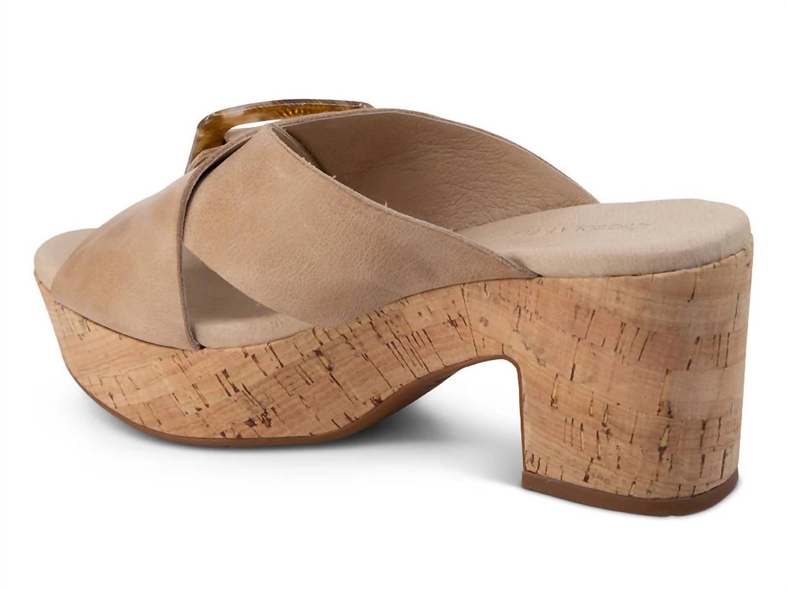 Chocolat Blu - Women's Grita Cross Strap Cork Heel Sandal - Image 3