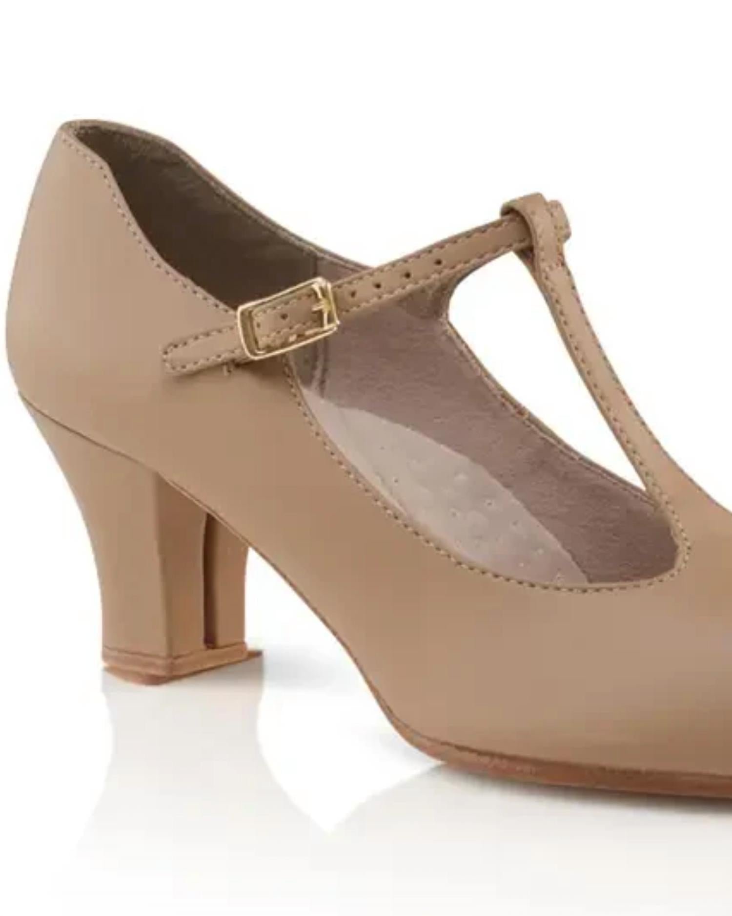 Capezio - Women’s Jr Footlight T-strap Character Shoe - Image 3