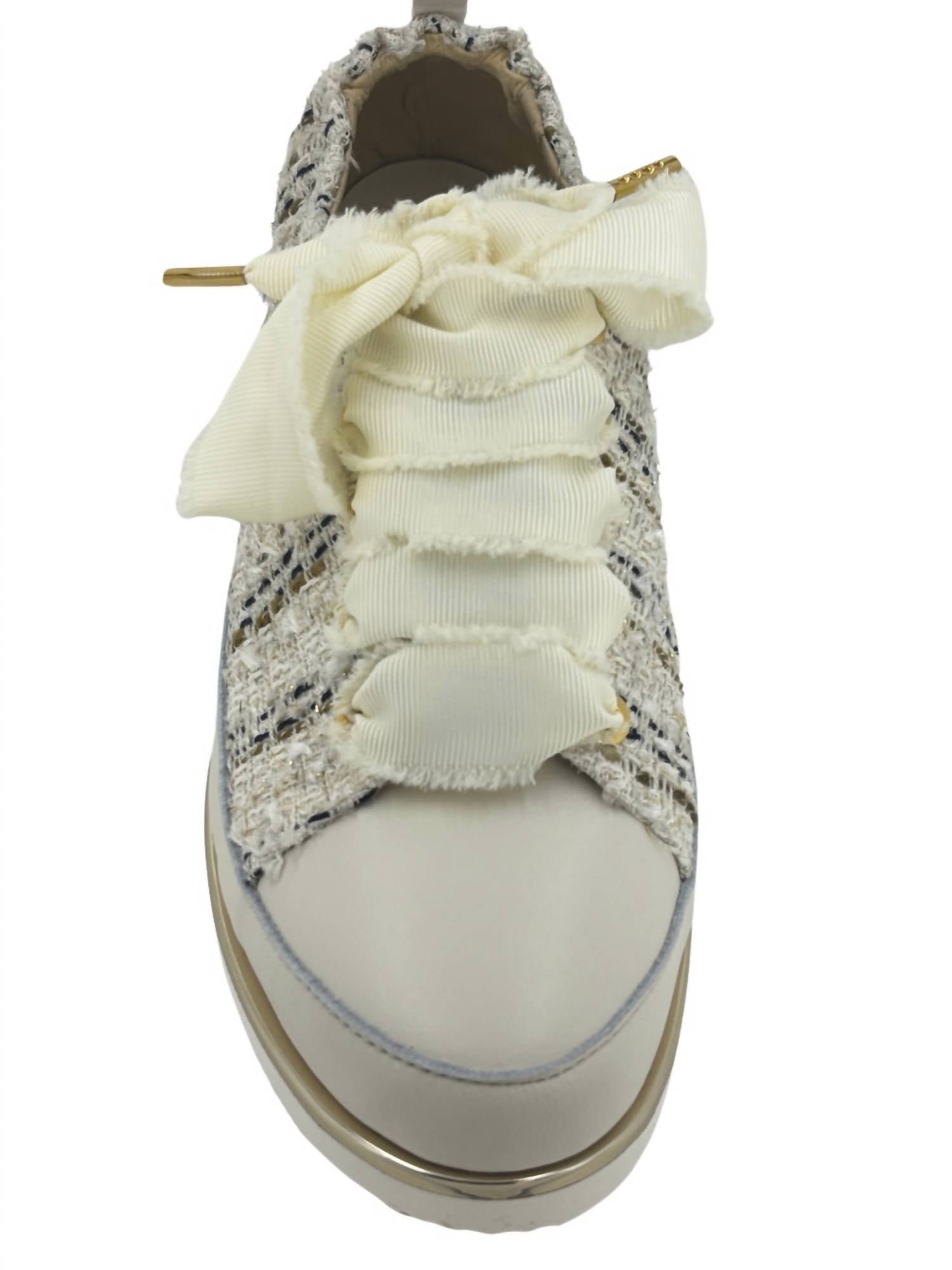 Ron White - Women's Novella Boucle Athleisure Sneaker - Image 3