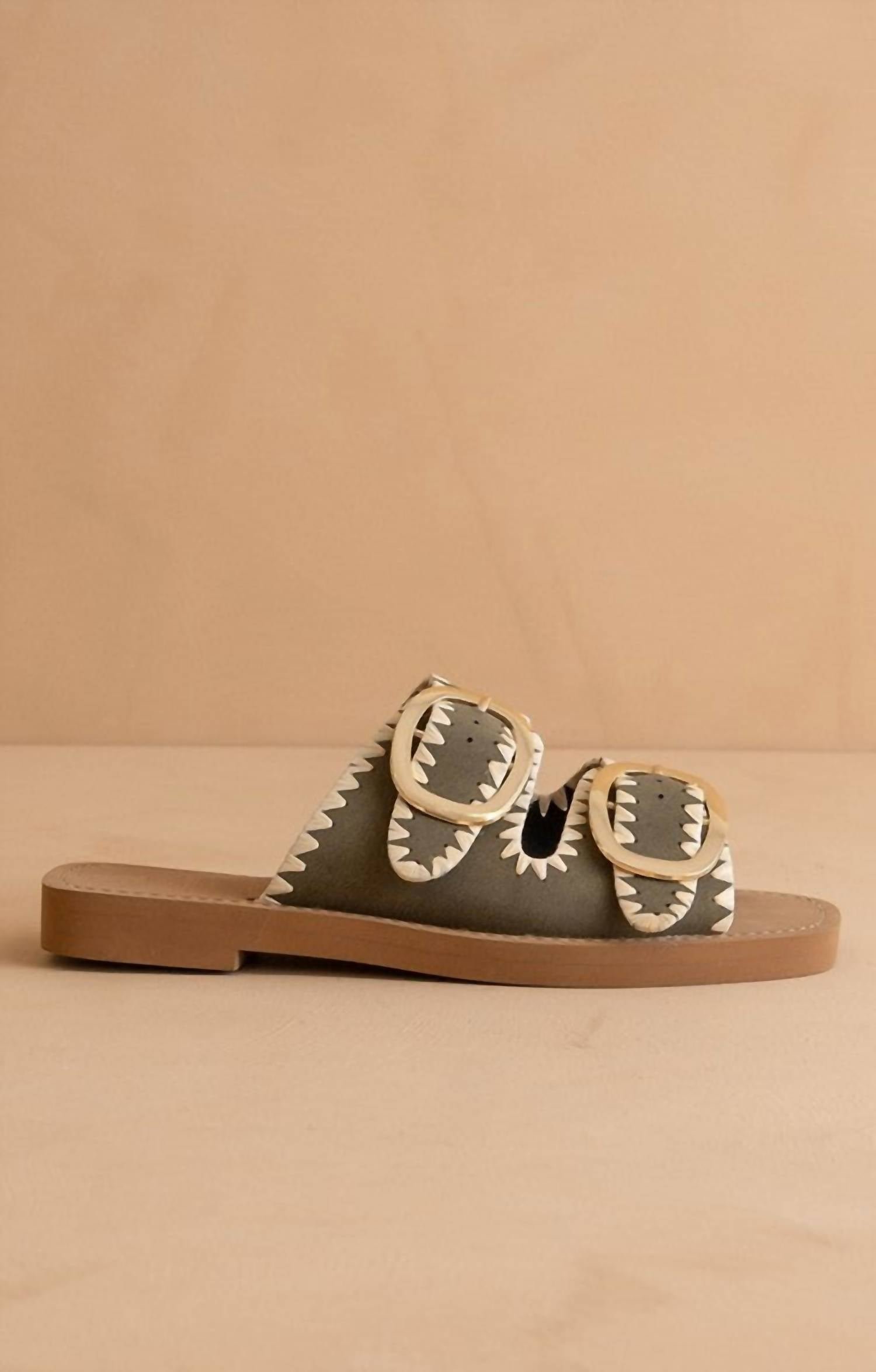 Oasis Society - Women's Tivoli Buckle Slides - Image 2