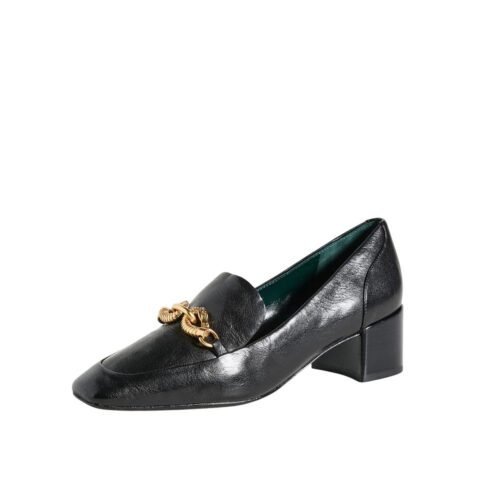 Tory Burch - Women's Jessa Leather Heeled Loafer