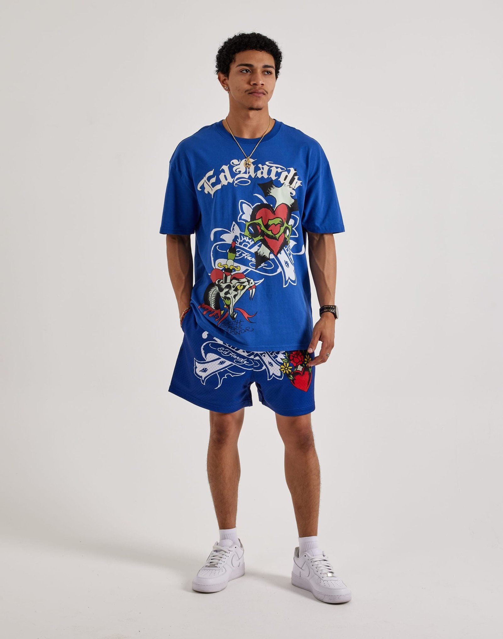 Ed Hardy Cross Heart Boxy Tee - Image 4