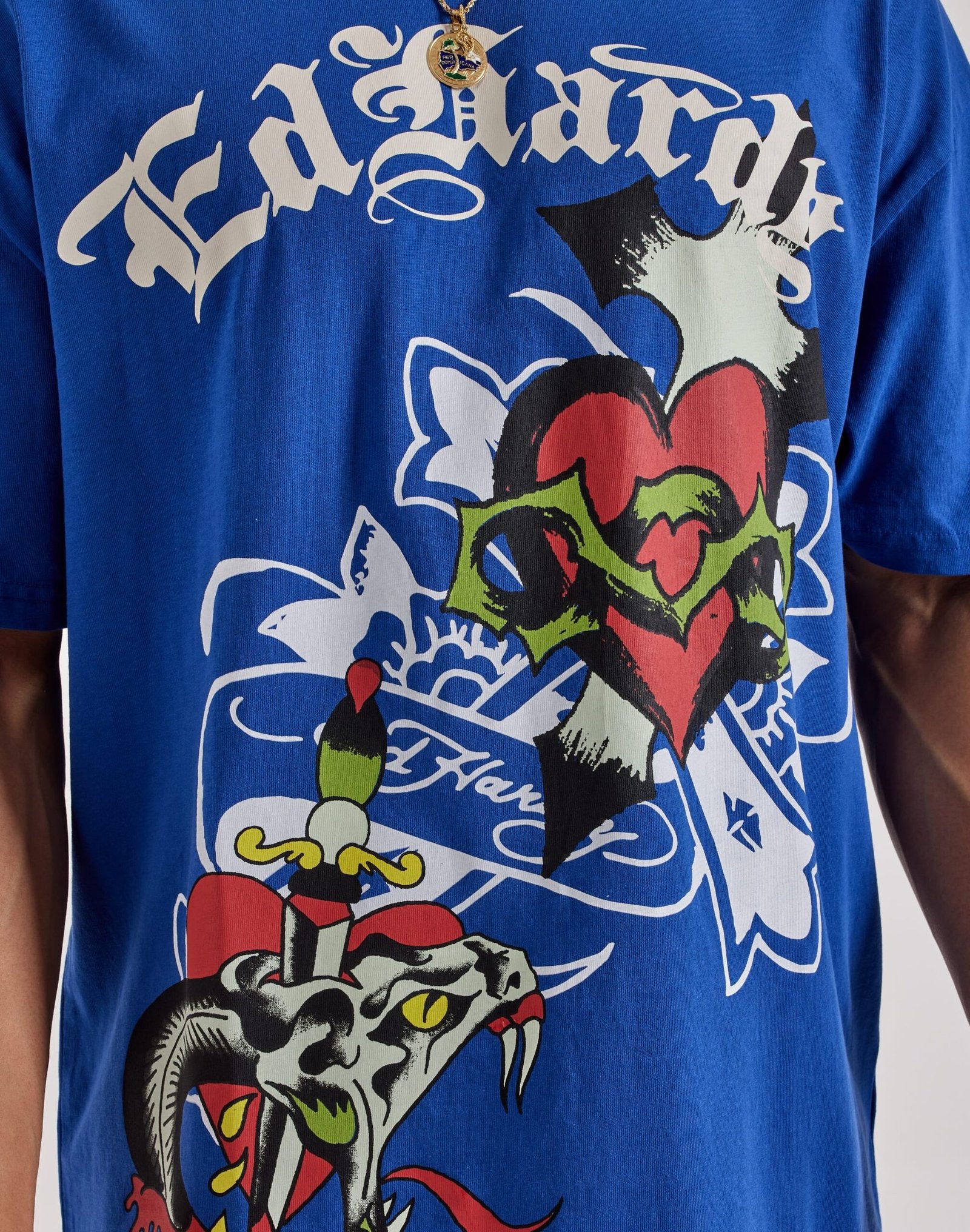 Ed Hardy Cross Heart Boxy Tee - Image 3
