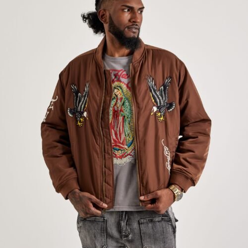 Ed Hardy Panther Bomber Jacket