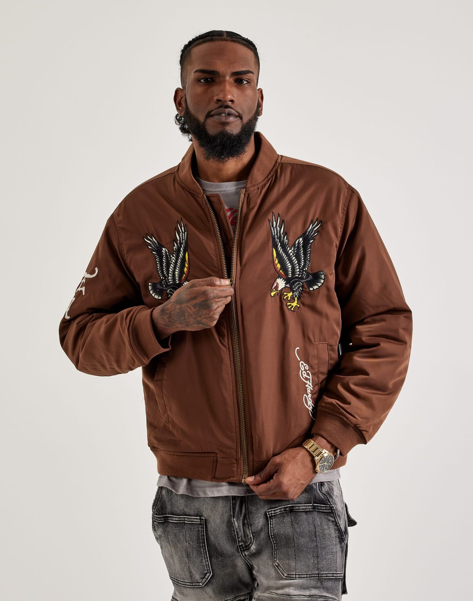 Ed Hardy Panther Bomber Jacket - Image 3