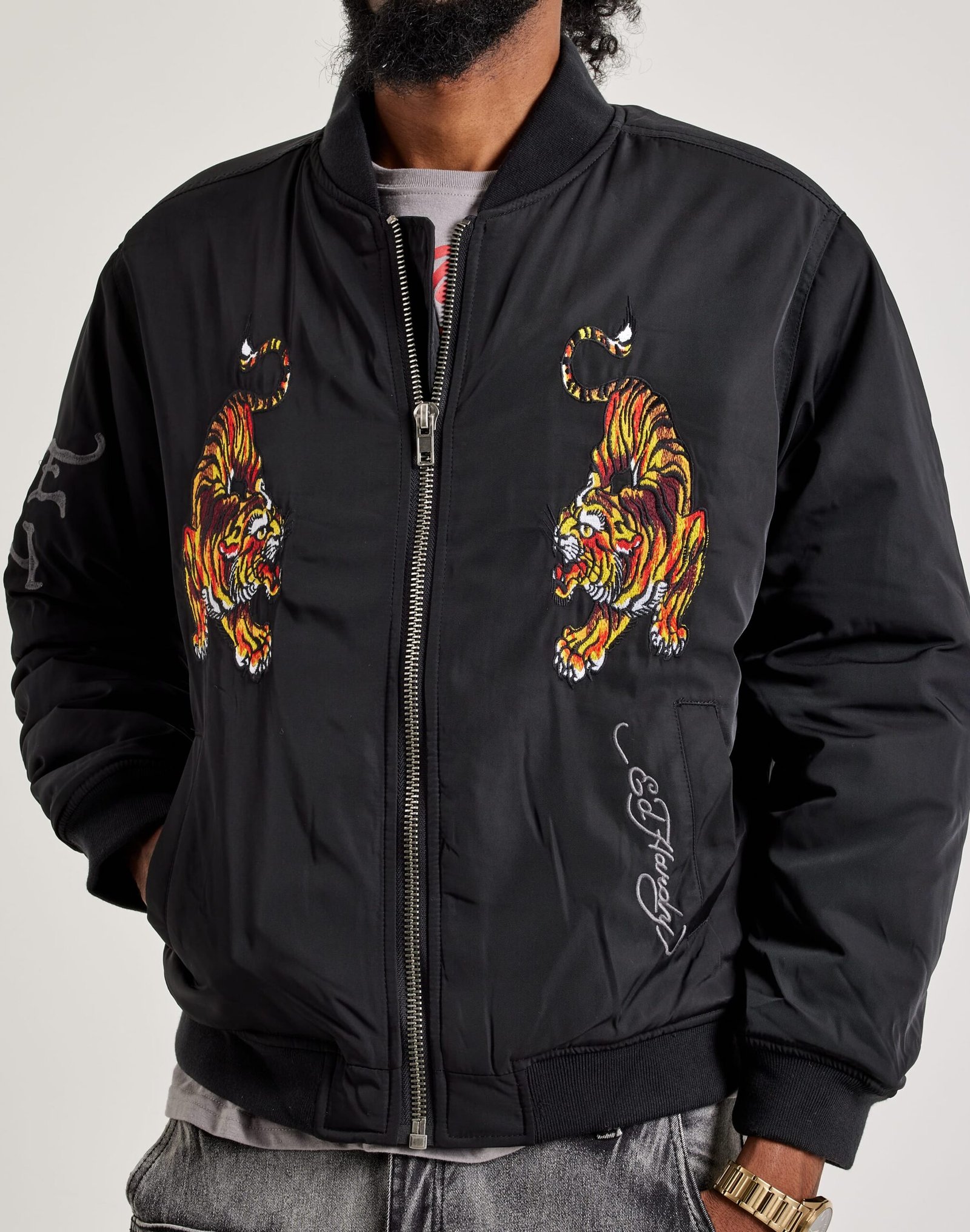 Ed Hardy Tiger Bomber Jacket - Image 4