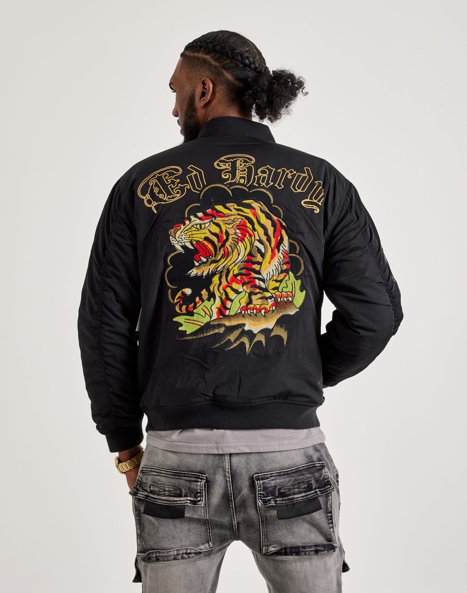 Ed Hardy Tiger Bomber Jacket - Image 2