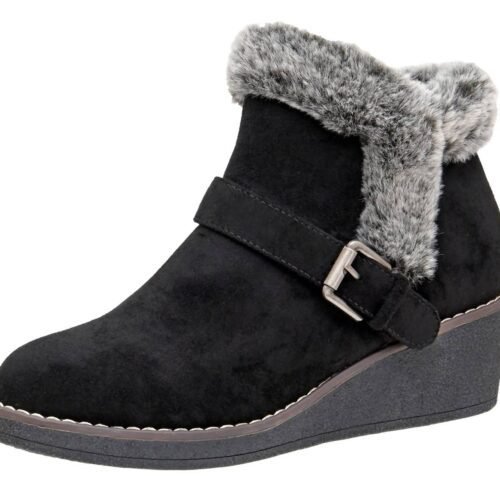 Cushionaire - Women's Rhodes Faux Suede Winter Booties