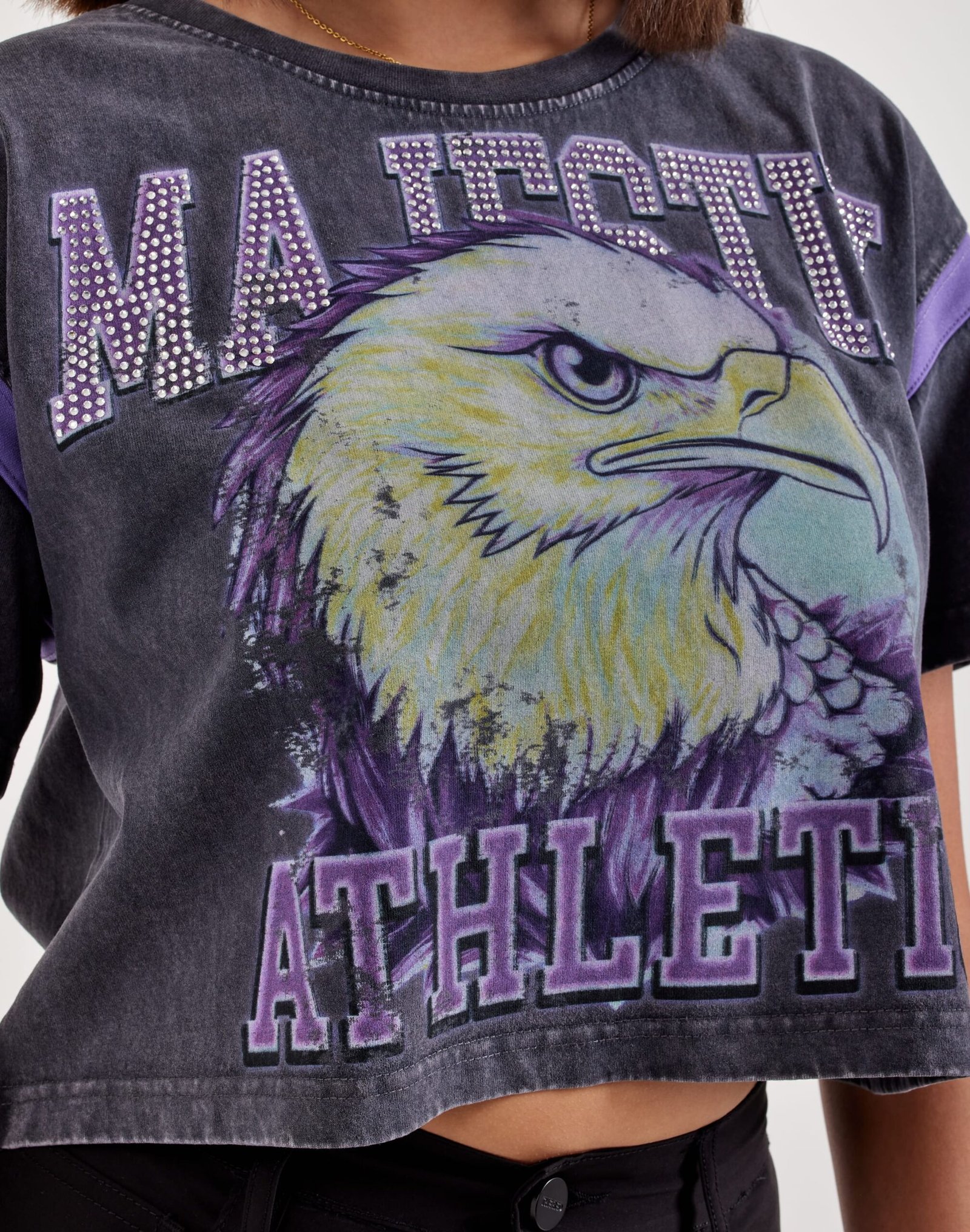 Majestik Athletics Cropped Tee - Image 3