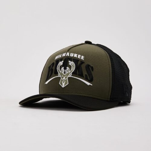 New Era NBA Milwaukee Bucks 9Fifty A-Frame Trucker Hat